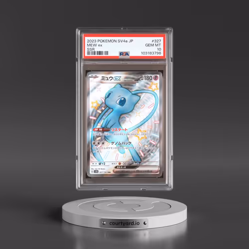 2023 Pokémon Sv4a-Shiny Treasure EX #327 Mew EX - Holo Ssr (PSA 10 GEM MINT)