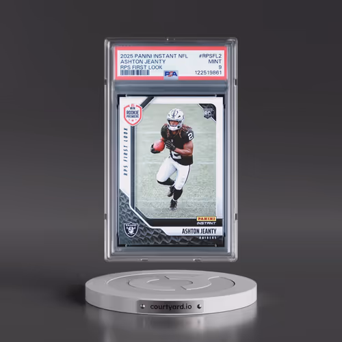 2025 Panini Instant NFL Rps First Look #RPSFL2 Ashton Jeanty (PSA 9 MINT)