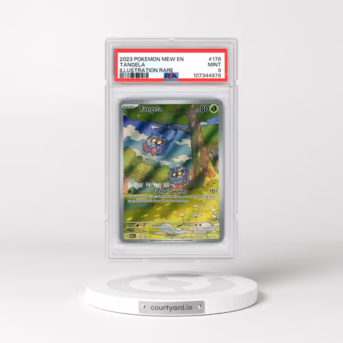 2023 Pokémon Mew EN-151 #178 Tangela - Illustration Rare (PSA 9 MINT)