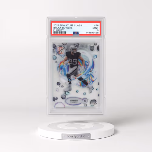 2024 Topps Signature Class Fluidity #F6 Brock Bowers (PSA 9 MINT)