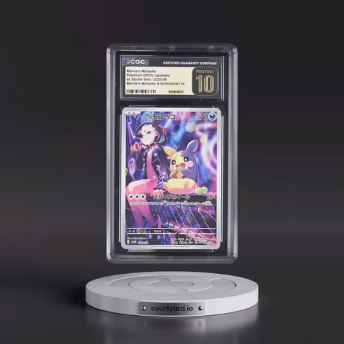 2025 Pokémon Sv0m-EX Starter Set Marnie's Morpeko & Grimmsnarl EX #020 Marnie's Morpeko (CGC 10 PRIS