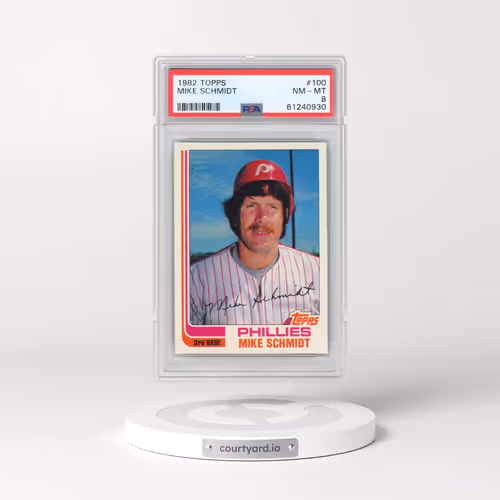 1982 Topps #100 Mike Schmidt (PSA 8 NM-MT)