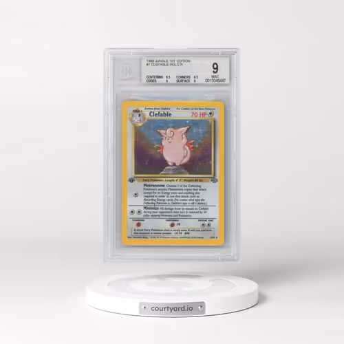 1999 Jungle #1 Clefable - 1st Edition Holo (BGS 9 MINT)