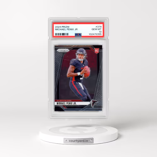 2024 Panini Prizm #378 Michael Penix Jr. (PSA 10 GEM MINT)