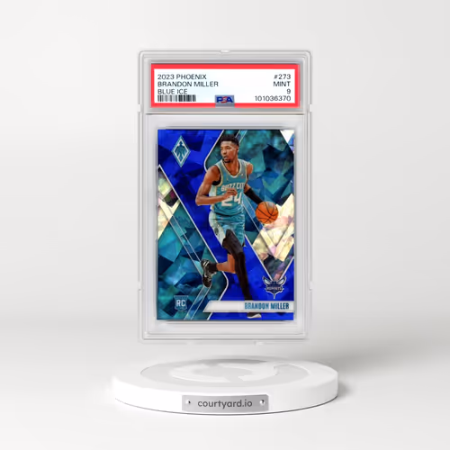 2023 Panini Phoenix #273 Brandon Miller - Blue Ice (PSA 9 MINT)