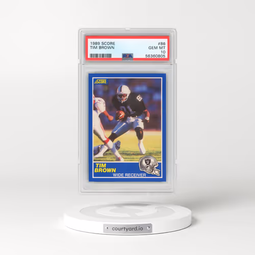 1989 Score #86 Tim Brown (PSA 10 GEM MINT)