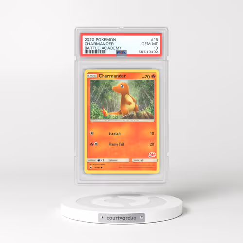 2020 Battle Academy #16 Charmander (PSA 10 GEM MINT)