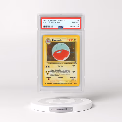 1999 Pokémon Jungle #2 Electrode - Holo (PSA 8 NM-MT)
