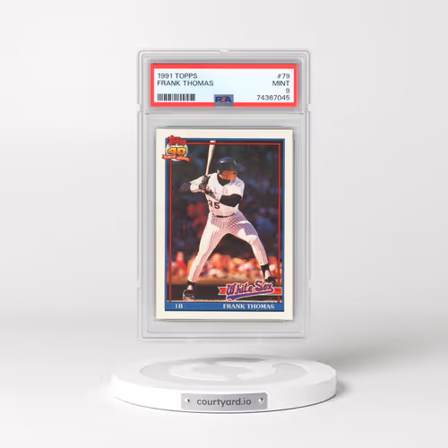 1991 Topps #79 Frank Thomas (PSA 9 MINT)