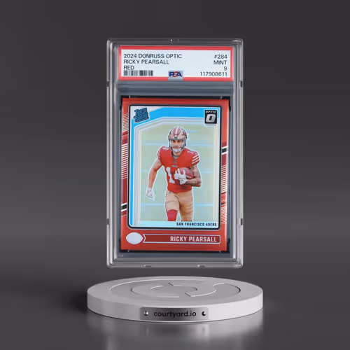 2024 Panini Donruss Optic #284 Ricky Pearsall - Red (PSA 9 MINT)