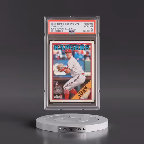 2023 Topps Chrome Update 1988 Topps Baseball #88CU16 Josh Jung (PSA 10 GEM MINT)
