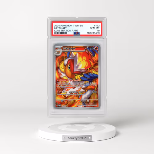 2024 Pokémon Twm EN-Twilight Masquerade #173 Infernape - Illustration Rare (PSA 10 GEM MINT)