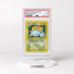1999 German Base Set #15 Venusaur - 1st Edition Holo (PSA 9 MINT)