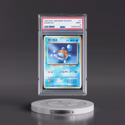 1997 Pokémon Rocket #7 Squirtle (PSA 9 MINT)