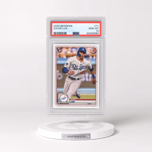 2020 Bowman #71 Gavin Lux (PSA 10 GEM MINT)