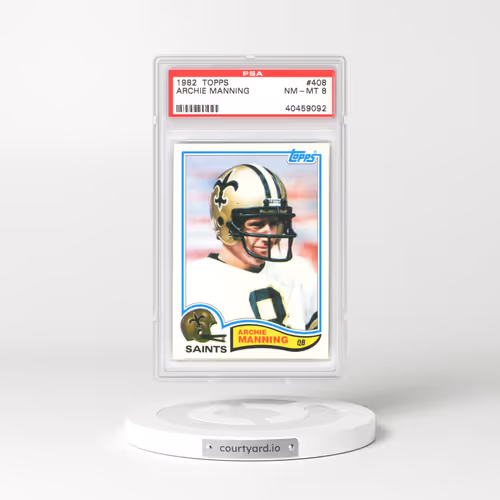 1982 Topps #408 Archie Manning (PSA 8 NM-MT)