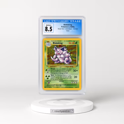1999 Base Set #11 Nidoking - Holo (CGC 8.5 NM-MT+)