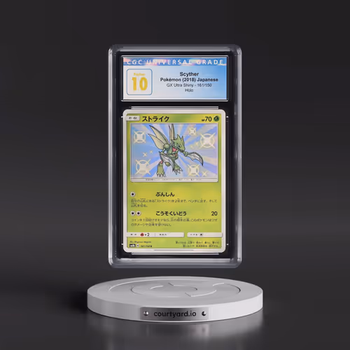 2018 GX Ultra Shiny #161/150 Scyther - Shiny Rare Holo (CGC 10 PRISTINE)