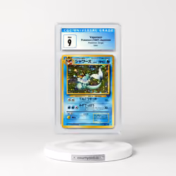 1997 Japanese Jungle #134 Vaporeon - Holo (CGC 9 MINT)