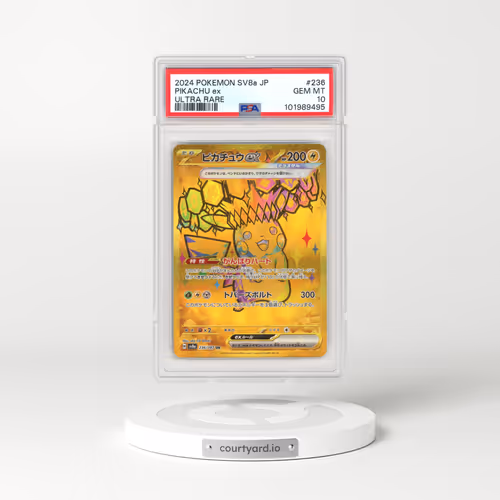 2024 Pokémon Sv8a-Terastal Fest EX #236 Pikachu EX - Holo Ultra Rare (PSA 10 GEM MINT)