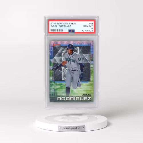 2021 Bowman's Best #49 Julio Rodriguez (PSA 10 GEM MINT)