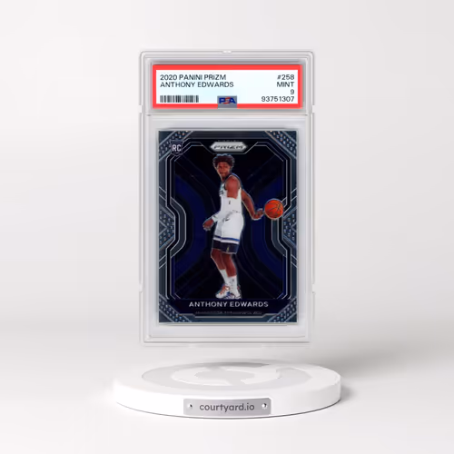 2020 Panini Prizm #258 Anthony Edwards (PSA 9 MINT)