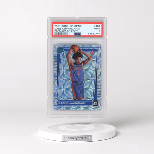 2021 Panini Donruss Optic #161 Cade Cunningham - Premium Box Set (PSA 9 MINT)