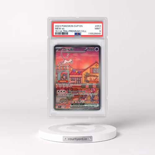 2023 Pokémon Svp EN-SV Black Star Promo #053 Mew EX - Holo 151 Ultra-Premium Collection (PSA 9 MINT)
