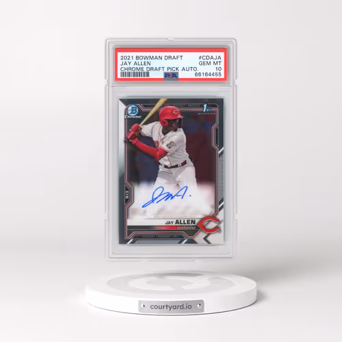 2021 Bowman Draft Chrome Draft Pick Autographs #CDAJA Jay Allen (PSA 10 GEM MINT)
