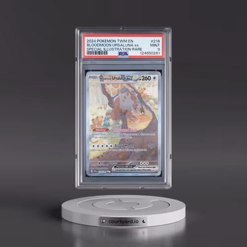 2024 Pokémon Twm EN-Twilight Masquerade #216 Bloodmoon Ursaluna EX - Holo Special Illustration Rare