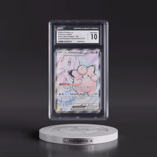 2025 Pokémon Svp EN-SV Black Star Promo #195 Lillie's Clefairy EX - Holo Lillie Premium Tournament C