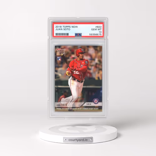 2018 Topps Now #822 Juan Soto (PSA 10 GEM MINT)