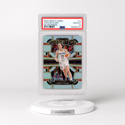2024 Panini Select WNBA #72 Caitlin Clark - Silver Prizm (PSA 10 GEM MINT)