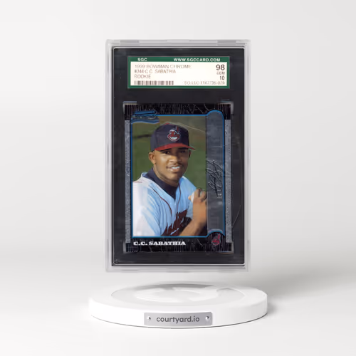 1999 Bowman Chrome #344 C.C. Sabathia (SGC 10 GEM MINT)