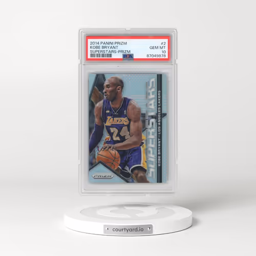 2014 Panini Prizm Superstars #2 Kobe Bryant - Prizm (PSA 10 GEM MINT)