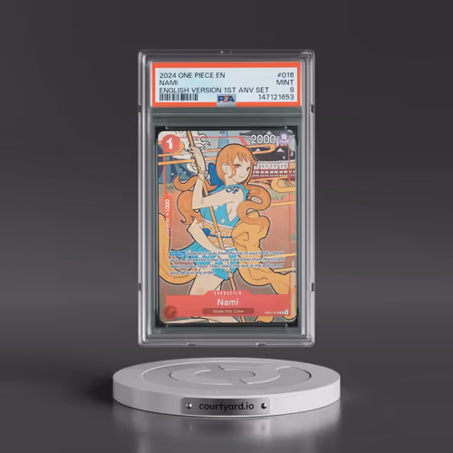 2024 One Piece English Version 1st Anniversary Set #016 Nami (PSA 9 MINT)