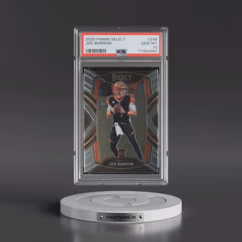 2020 Panini Select #246 Joe Burrow (PSA 10 GEM MINT)