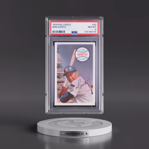 1970 Kellogg's #42 Ron Santo (PSA 8 NM-MT)