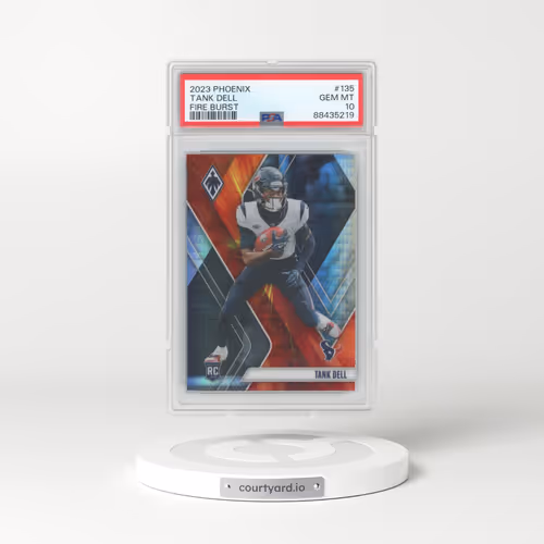 2023 Panini Phoenix #135 Tank Dell - Fire Burst (PSA 10 GEM MINT)