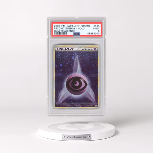 2009 Pokémon Promo #015 Psychic Energy - Holo Gym Challenge (PSA 9 MINT)
