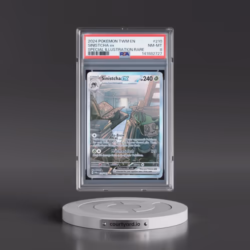 2024 Pokémon Twm EN-Twilight Masquerade #210 Sinistcha EX - Holo Special Illustration Rare (PSA 8 NM