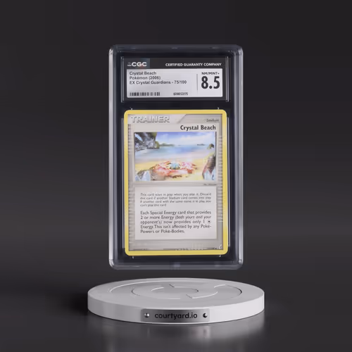 2006 EX Crystal Guardians #75/100 Crystal Beach (CGC 8.5 NM-MT+)