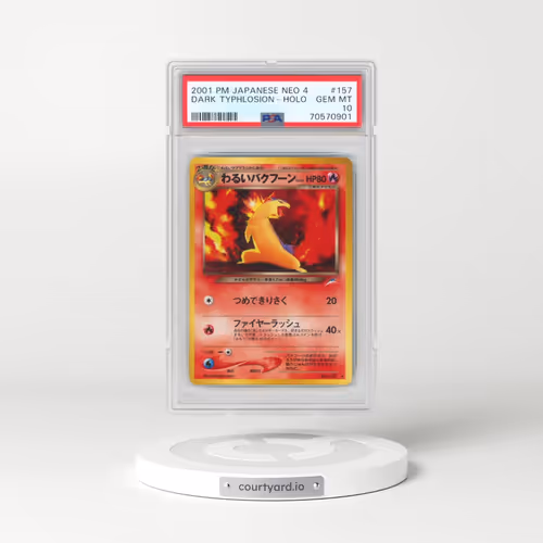2001 Pokémon Neo 4 #157 Dark Typhlosion - Holo (PSA 10 GEM MINT)