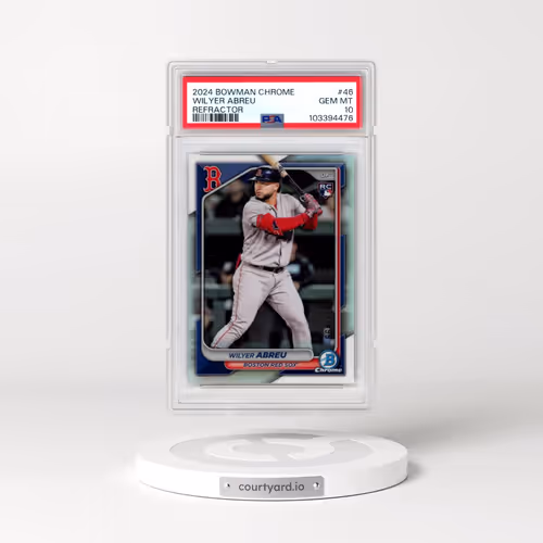 2024 Bowman Chrome #46 Wilyer Abreu - Refractor (PSA 10 GEM MINT)