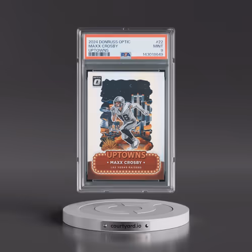 2024 Panini Donruss Optic Uptowns #22 Maxx Crosby (PSA 9 MINT)