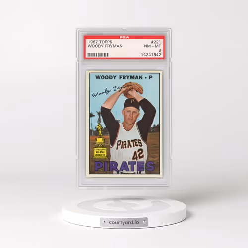 1967 Topps #221 Woody Fryman (PSA 8 NM-MT)