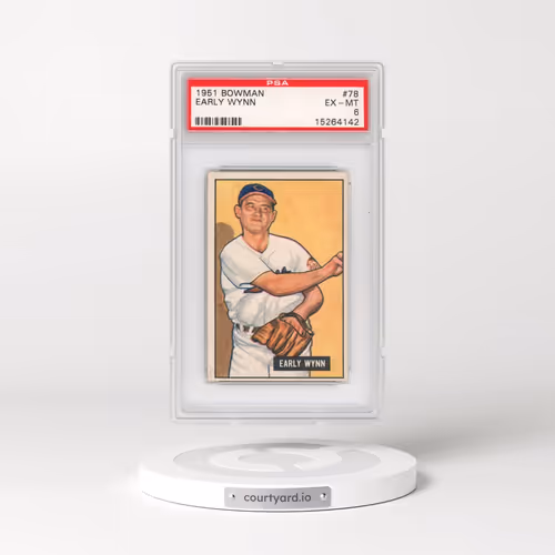 1951 Bowman #78 Early Wynn (PSA 6 EX-MT)