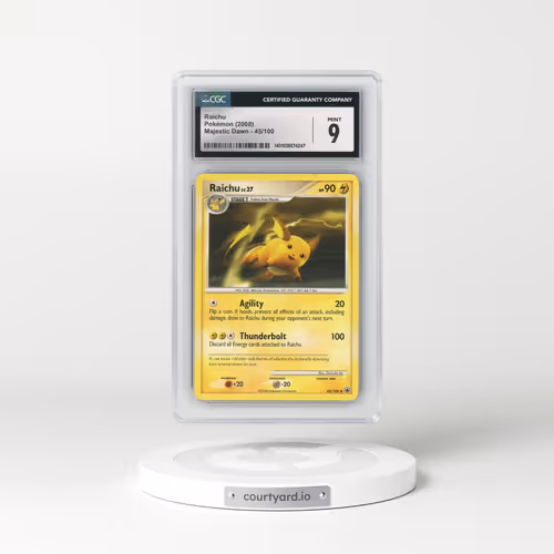2008 Majestic Dawn #45/100 Raichu (CGC 9 MINT)