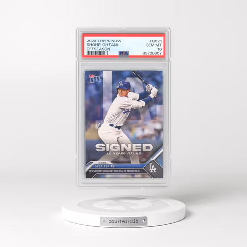 2023 Topps Now Offseason #OS21 Shohei Ohtani (PSA 10 GEM MINT)