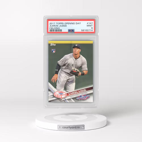 2017 Topps Opening Day #147 Aaron Judge - Fielding (PSA 9 MINT)
